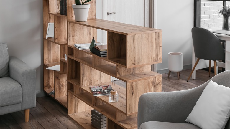 low bookshelf