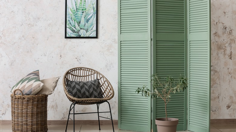 green shutter screen
