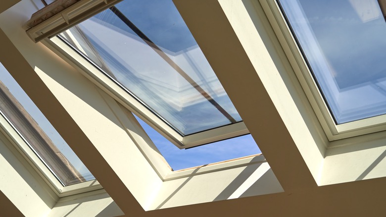 Vented roof skylights