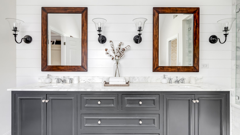 wood framed mirrors