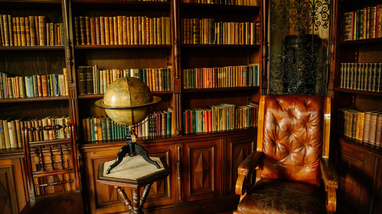 old world library concept