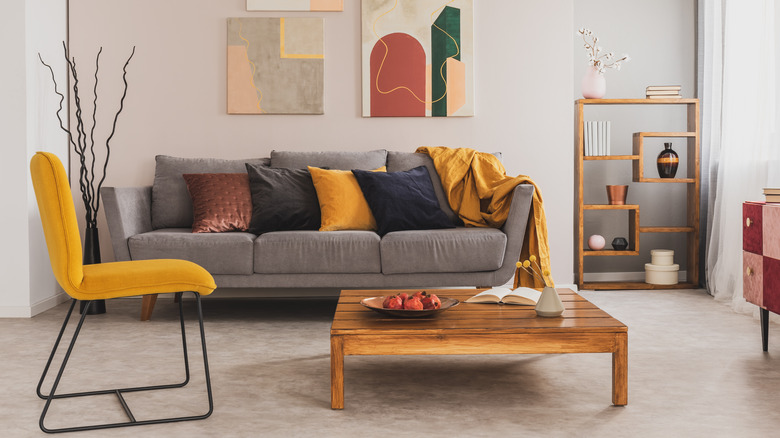 colorful living room