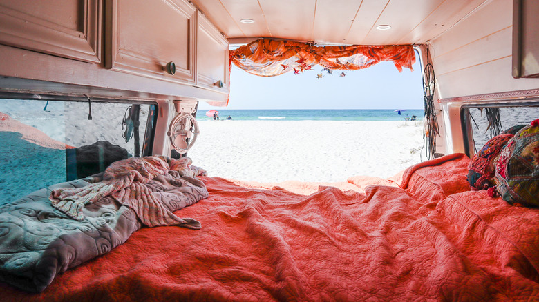 beach bedroom with a view