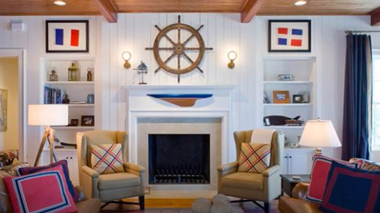 nautical-themed living room