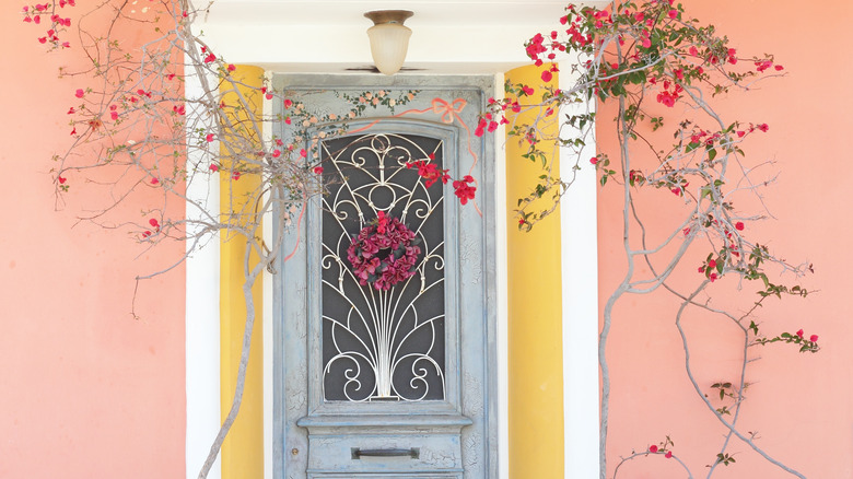 gray door