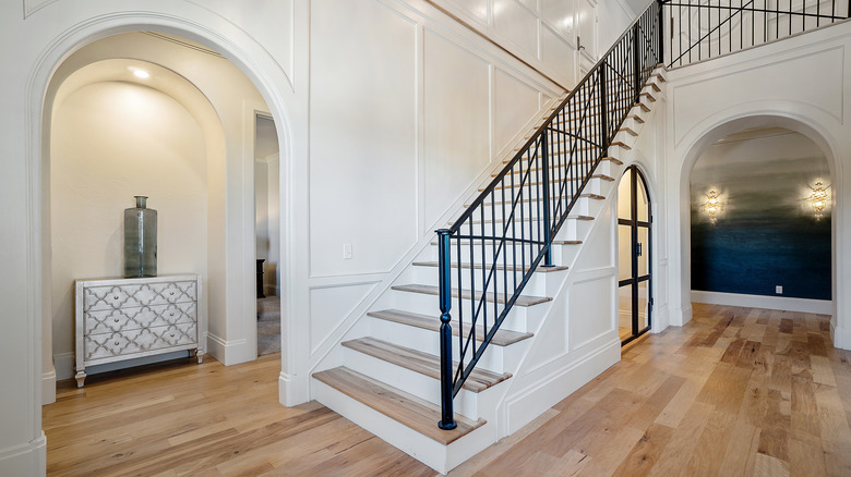 staircase in luxury home