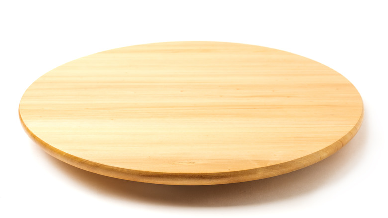 lazy susan on white background
