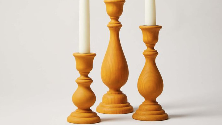 West Elm candlesticks 