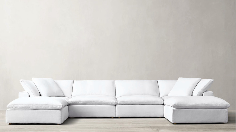 white cloud couch