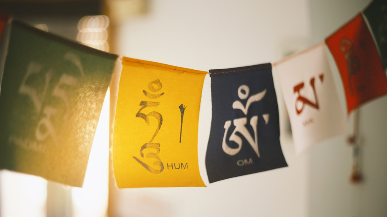 Tibetan prayer flags