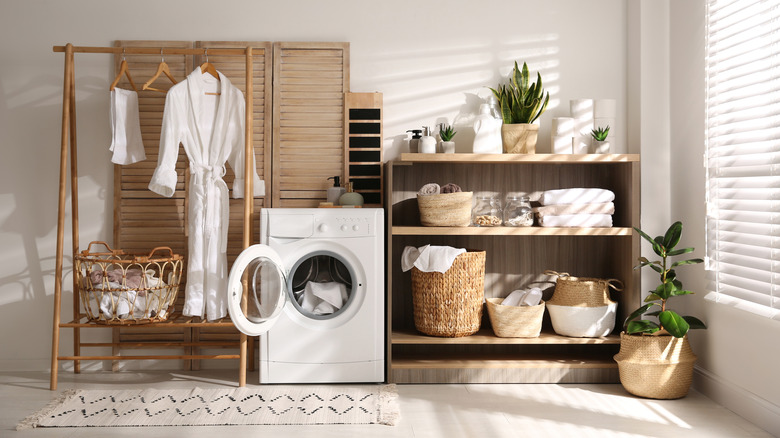 Modern chic laundry room