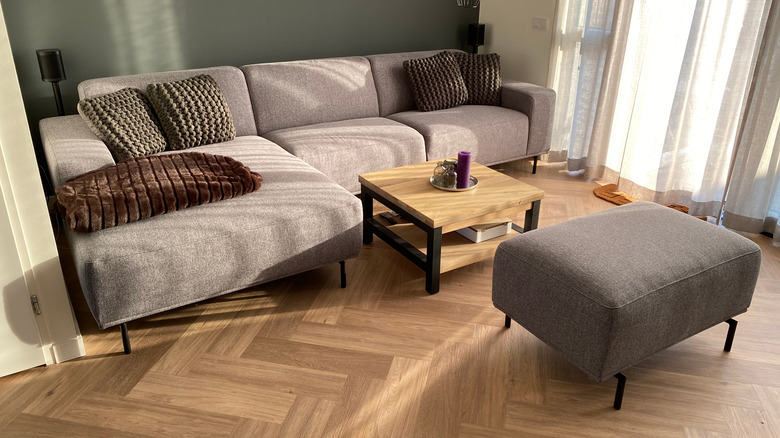 herringbone flooring