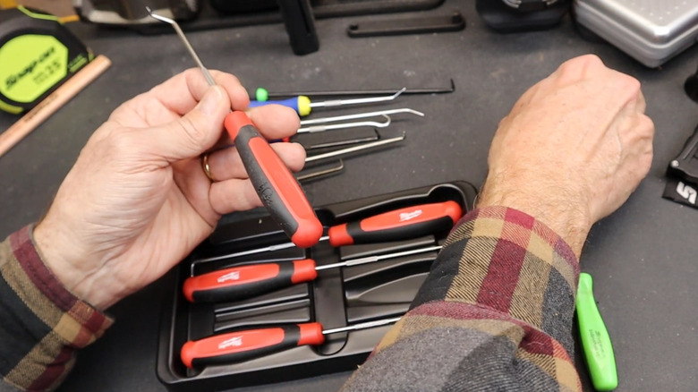 a Milwaukee pick and hook tool set compared to other brands