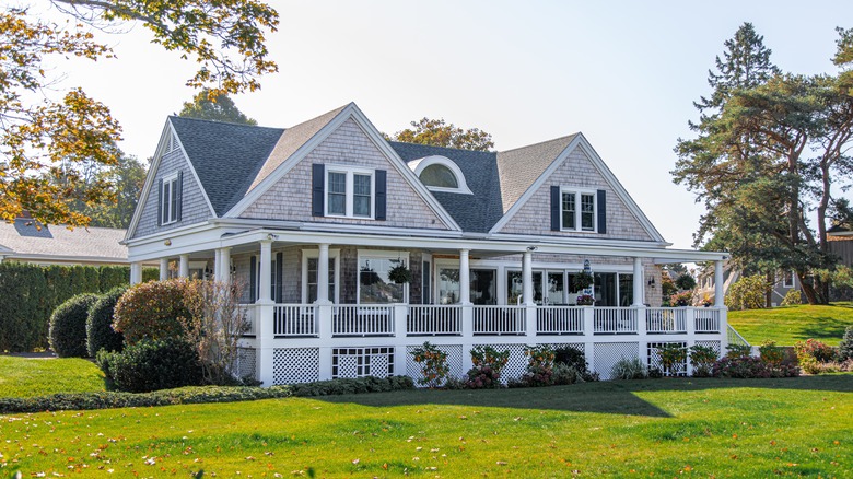 house in the suburbs