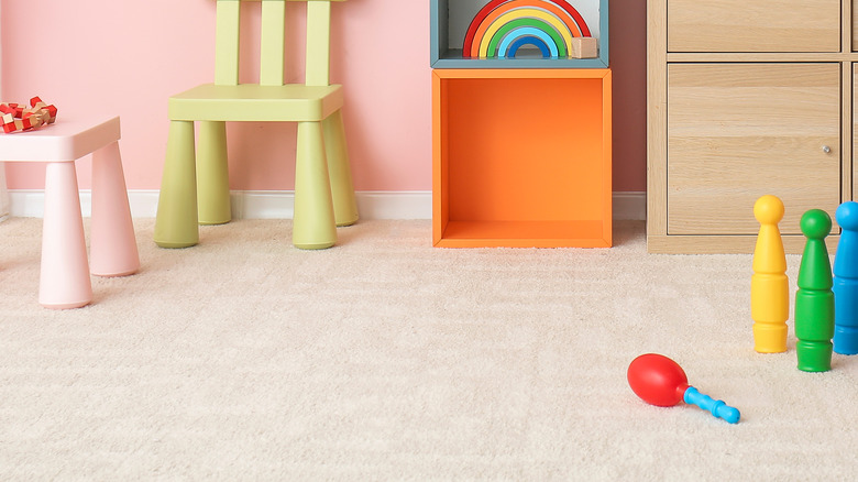 kids pink playroom