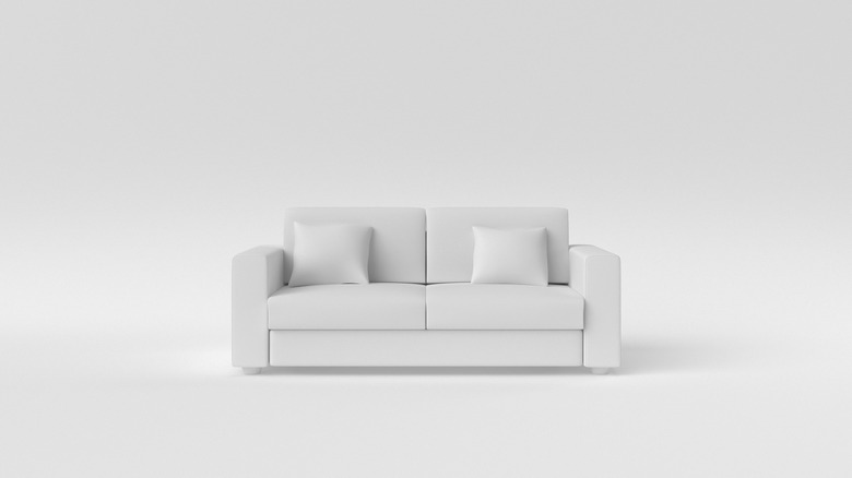 white couch