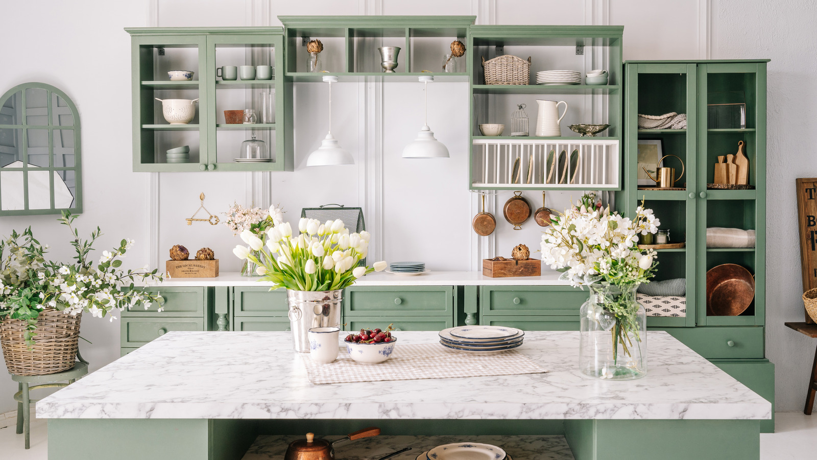 5 Simple Ways To Keep The Open Shelves In Your Kitchen Organized