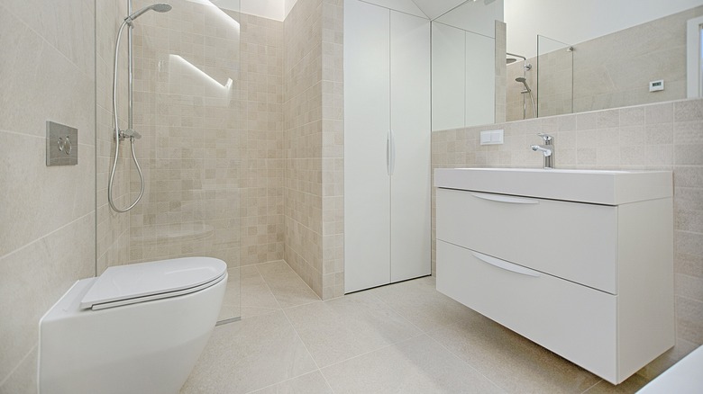 White bathroom