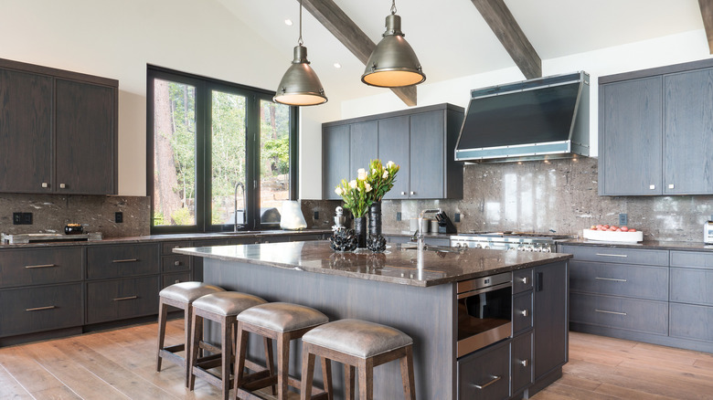 gray home kitchen