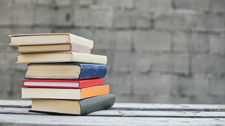 stack of books 