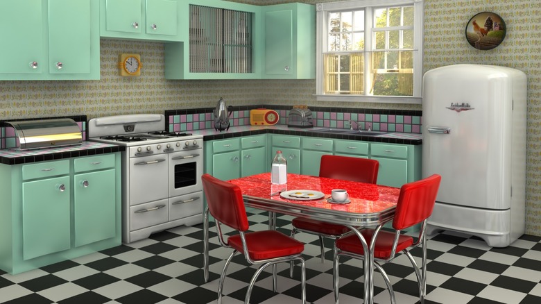 Retro style kitchen