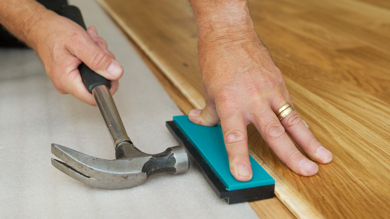 Installing wood floor