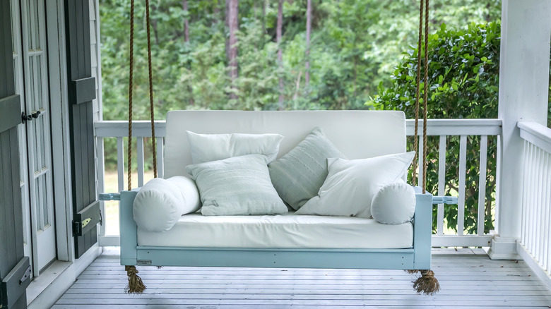 seafoam porch decor