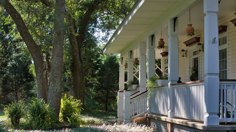 home with large porch