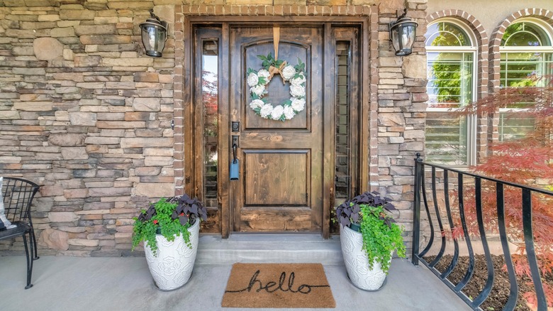 brown home