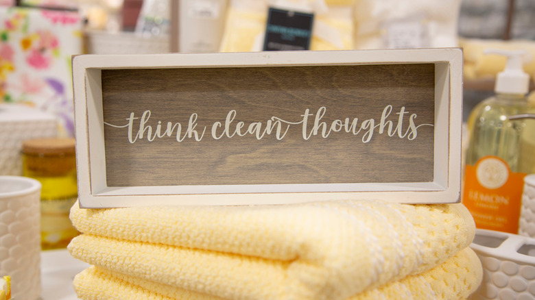 think clean thoughts accessories