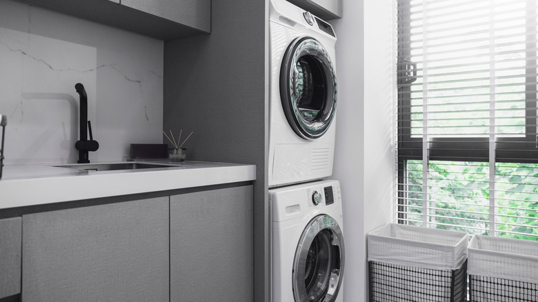light gray cabinets