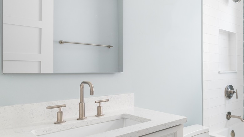 White bathroom