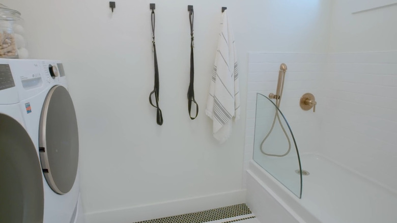 A dog washing station in a Marrs remodel