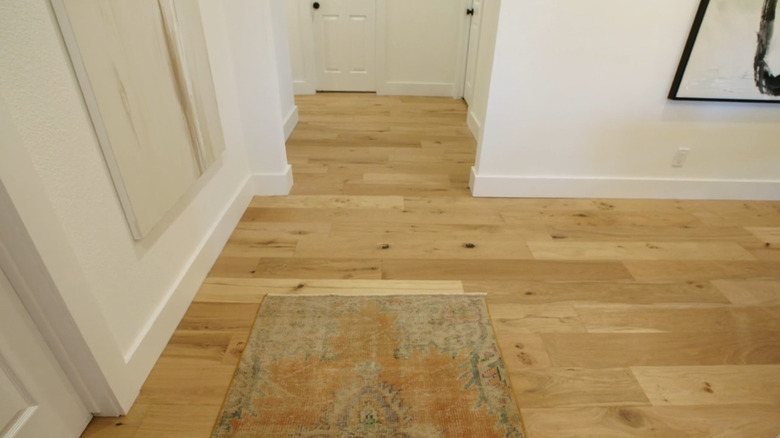 Engineered hardwood floors installed by Dave Marrs