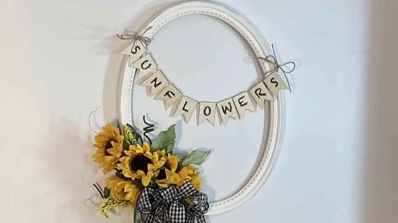 garden sign picture frame