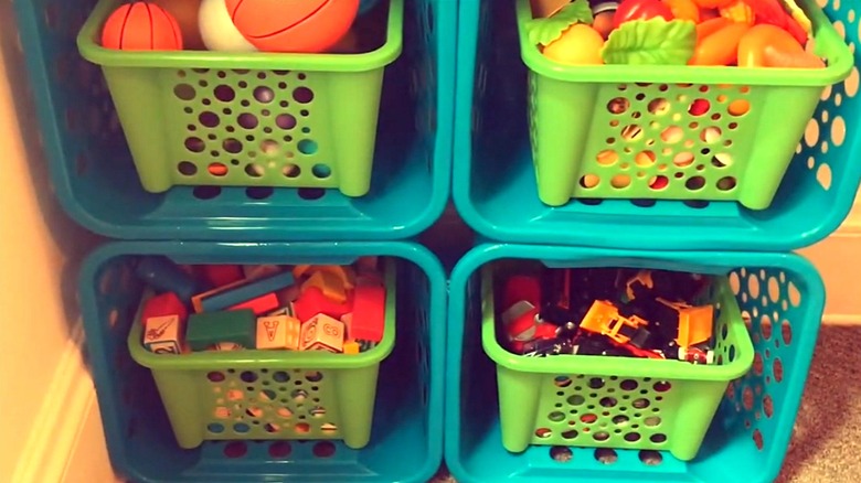 Toy storage organizer Dollar Tree DIY