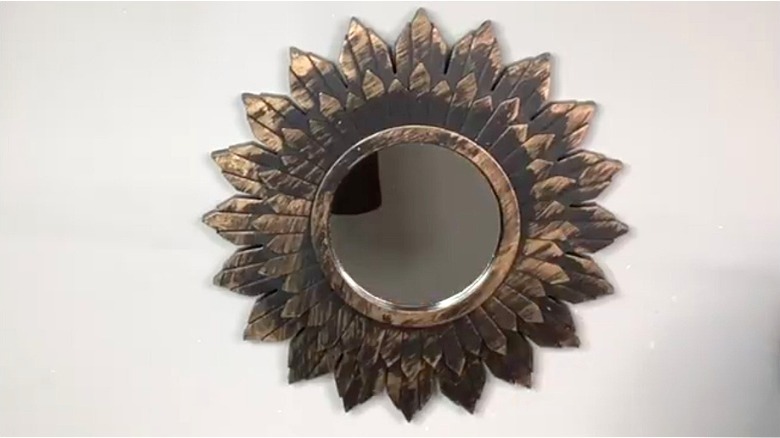 Dollar Tree antique-style mirror bronze