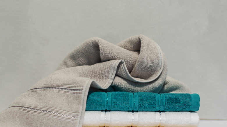 A pile of towels
