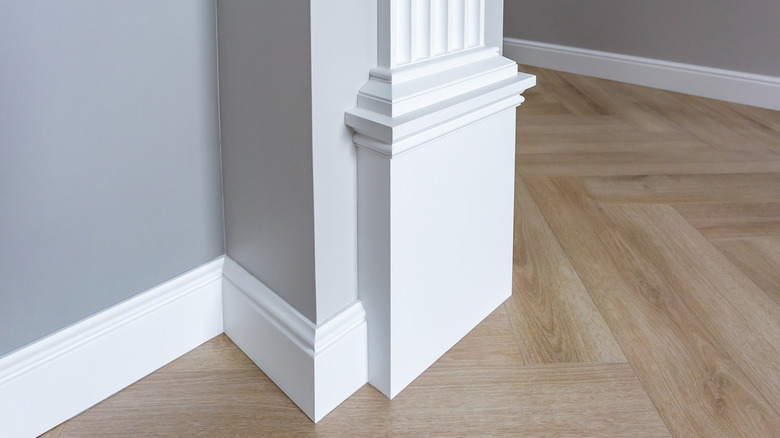 intricate baseboards 