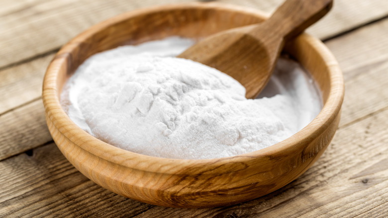 Baking soda in a bowl