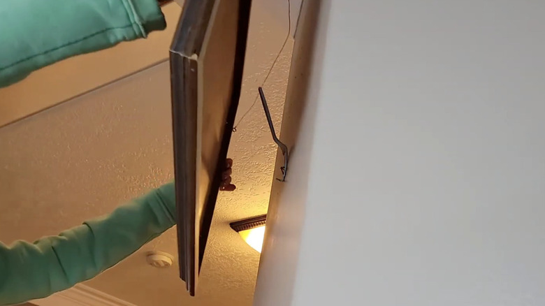 Hanging a frame on fork