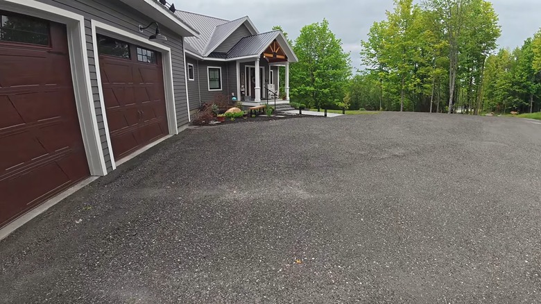 Asphalt millings texture