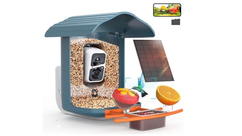 A Birdsnap PAV-smart bird feeder with camera