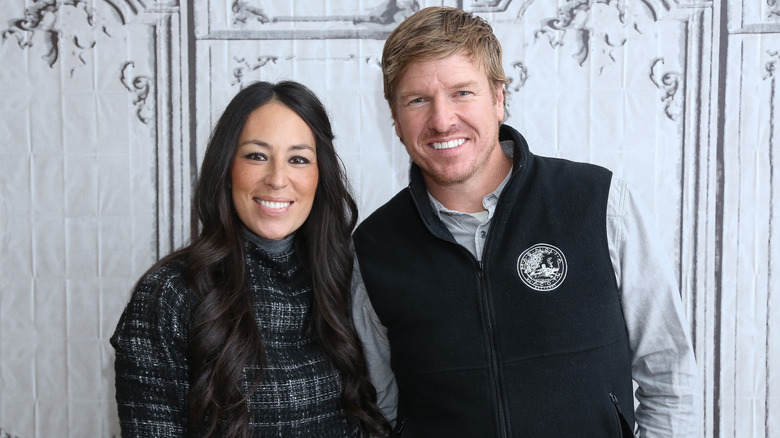 joanna and chip gaines smiling together
