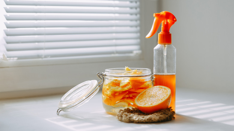 Homemade citrus cleaner
