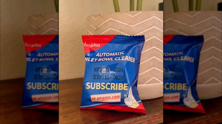 A single pack of Vacplus Automatic Toilet Bowl Cleaner.