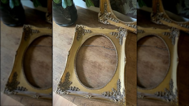 ornate gold frame