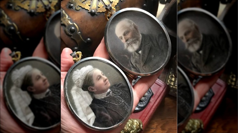 sterlling silver portrait frames
