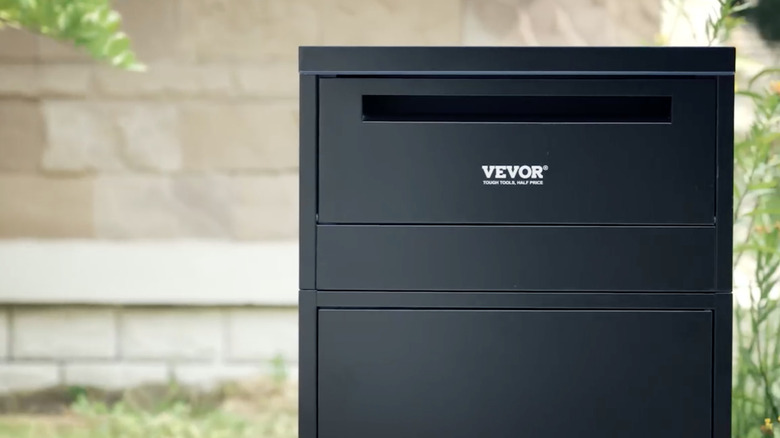 metal delivery lock box