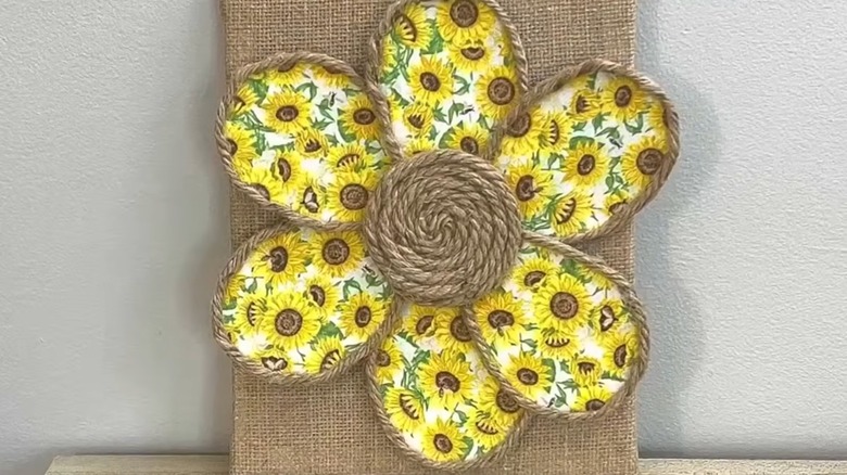 flower made of pinwheels